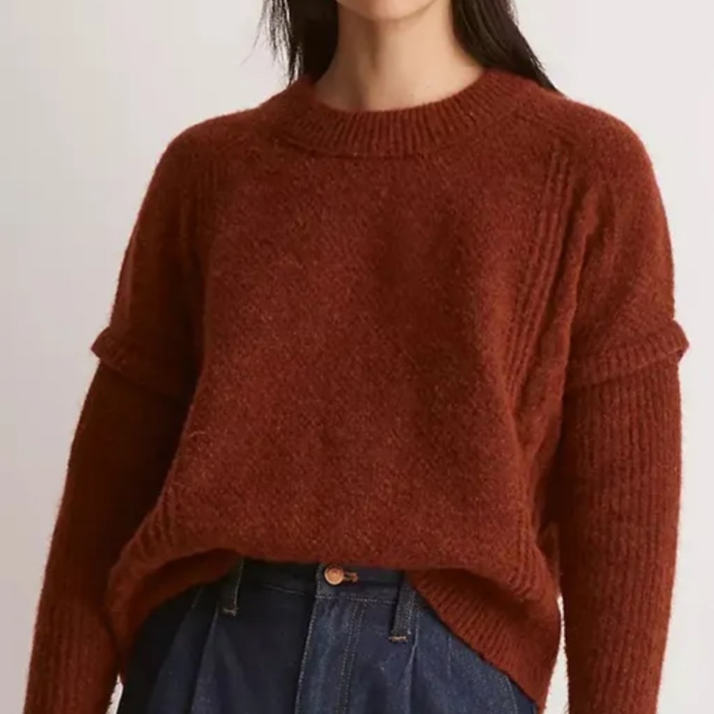 Madewell Rust Sweater (tags have been removed)